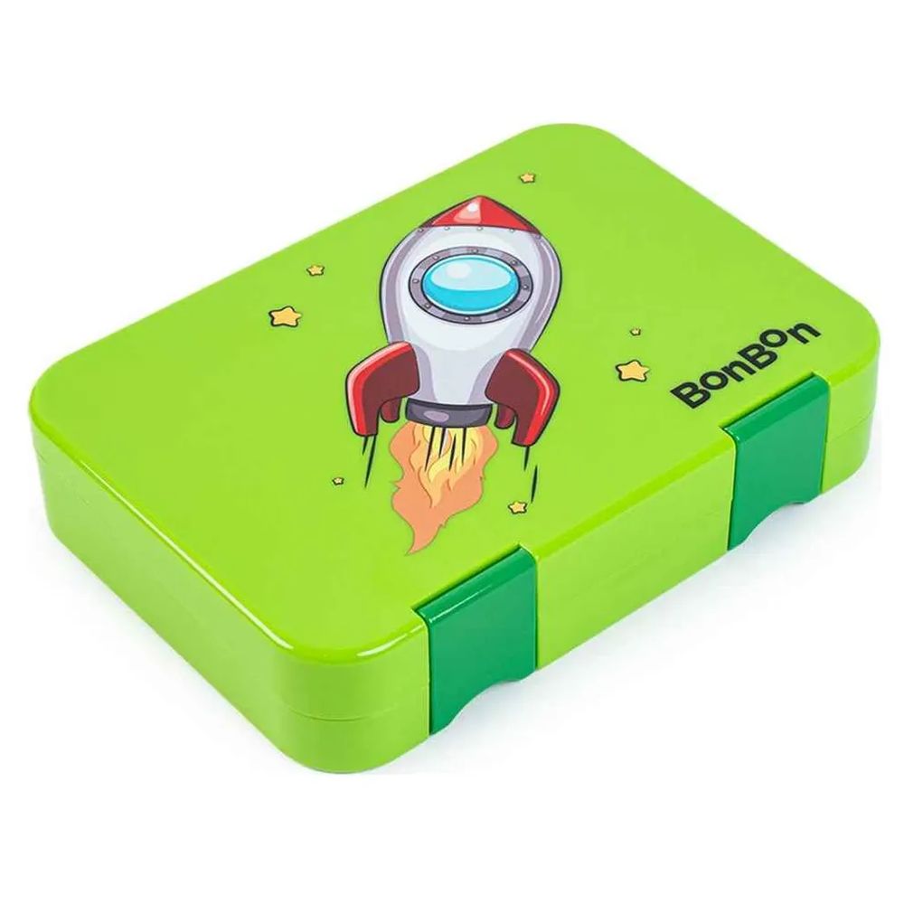 بون بون - صندوق غداء برايم ٤-٦ أقسام مانع للتسرب - إطلاق صاروخي