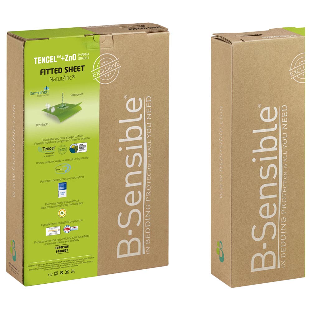 B-Sensible - All-In-One Fitted Sheet And Mattress Protector - 150x200 cm