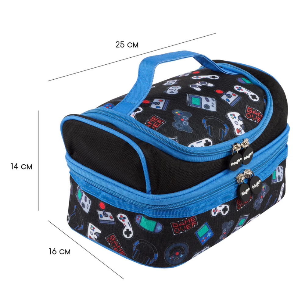 فرينجو - شنطة غداء بأقسام متعددة - ألعاب فيديو