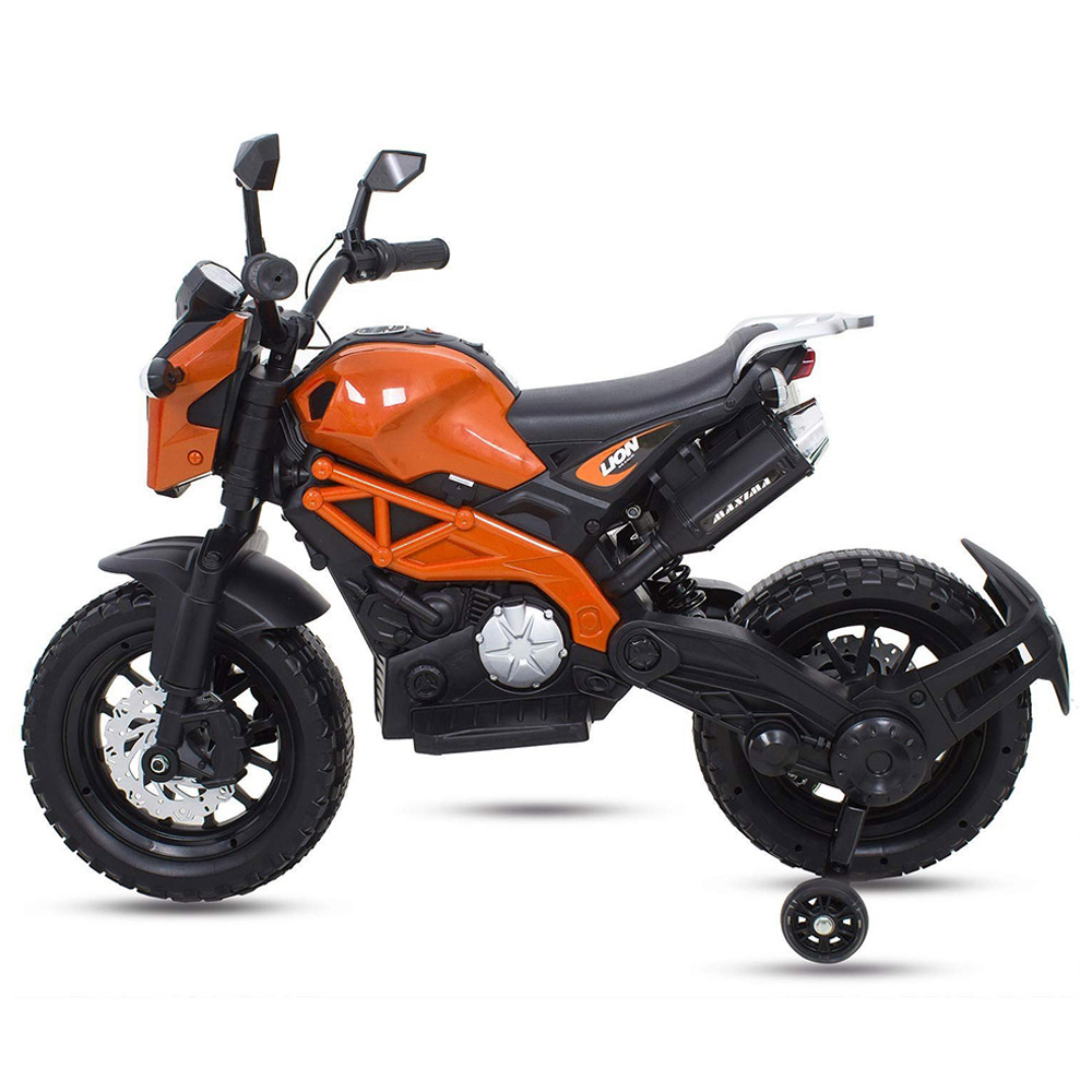 ألعاب أمشام - دراجة أطفال تعمل بالبطارية - أحمر - 12 فولت