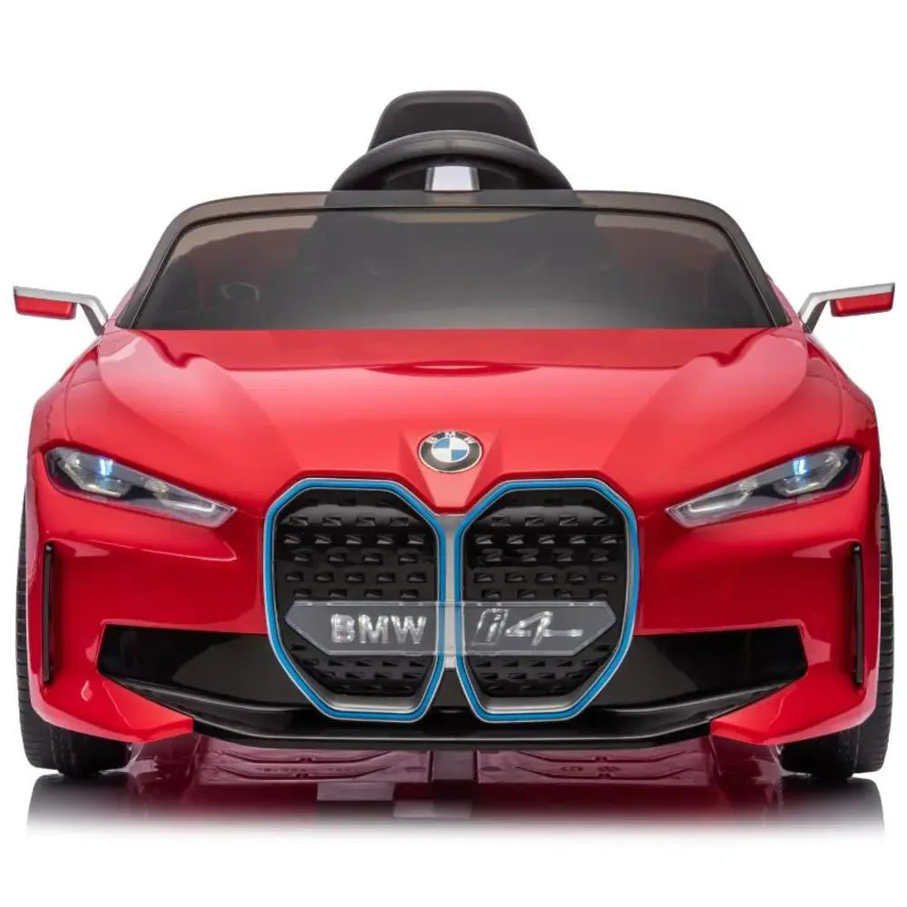 BMW - I4 Licensed Electric Ride-On Car- 12V - Red