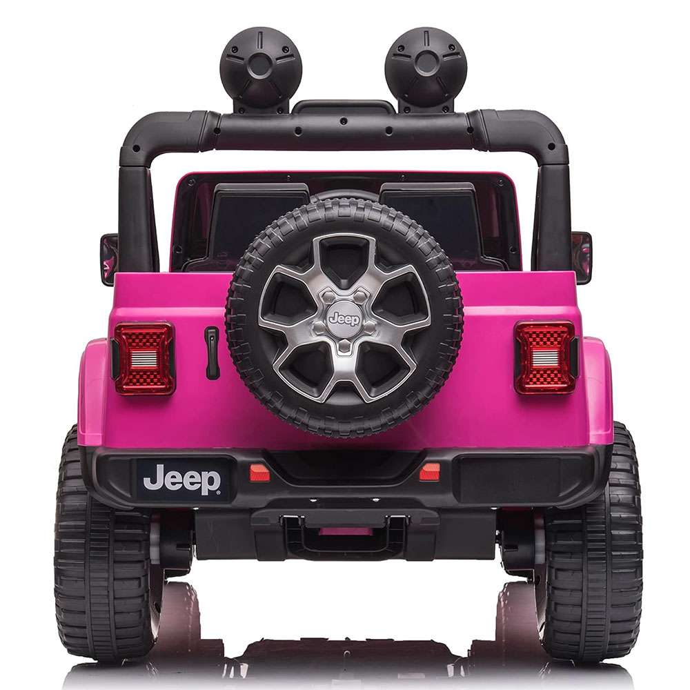Jeep - Rubicon Licensed Kids Ride-On Jeep - 12V - Pink