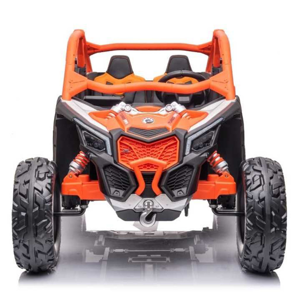 Factual Toys - Can Am Maverick Utv Electric Ride-On Buggy - 24V - Orange