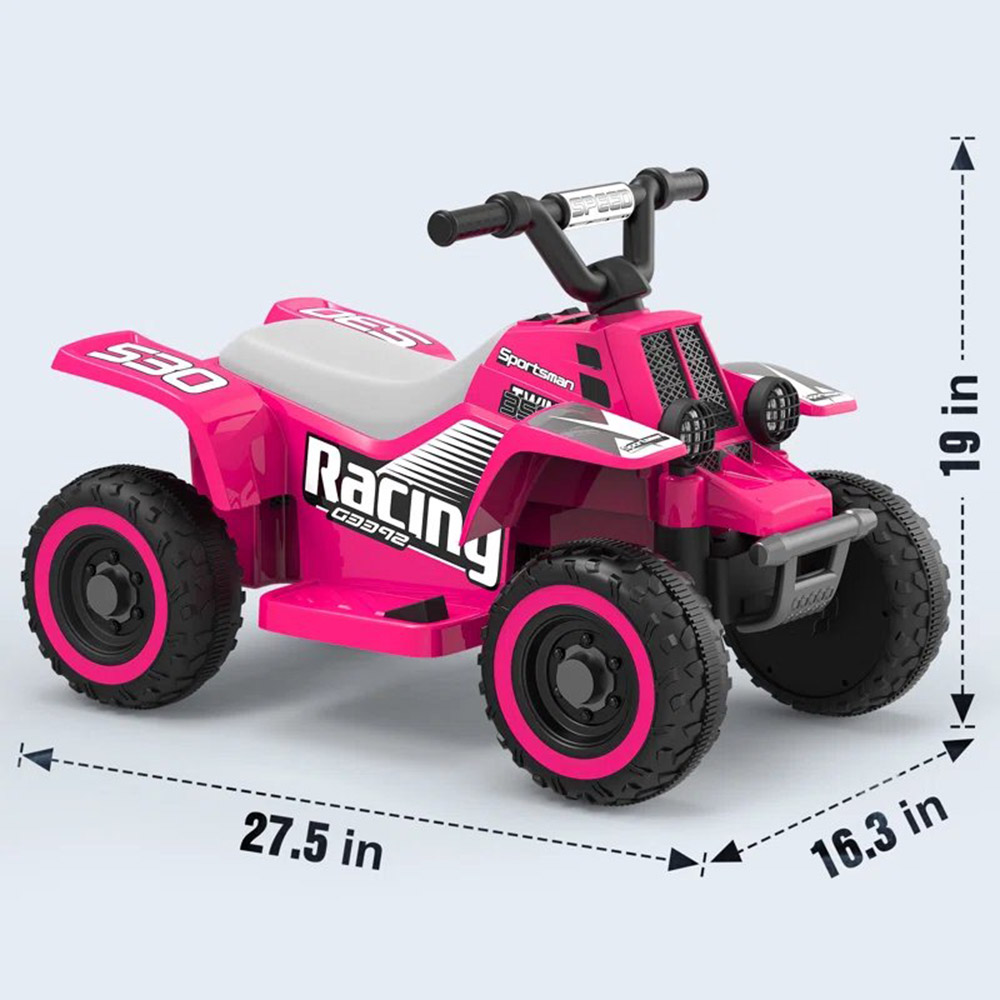 Factual Toys - Kids Electric Ride-On Quad Bike - 6V - Pink