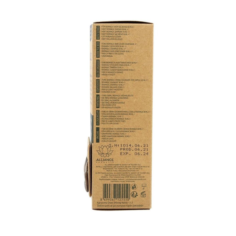 Biomagic - Hair Color Cream - With Keratin & Argan Oil - C K 7/00 Blonde - 60ml