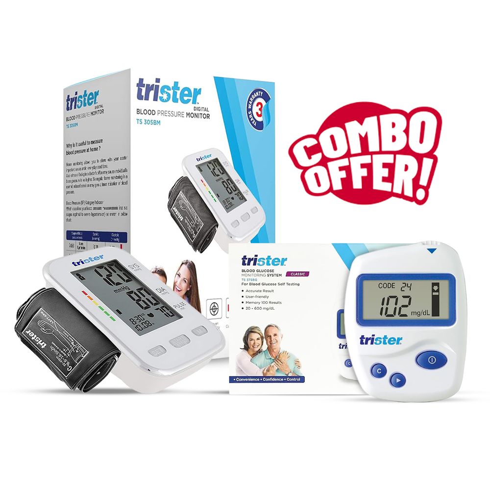 Trister - Blood Pressure Monitor & Glucose Meter - 25 Strips