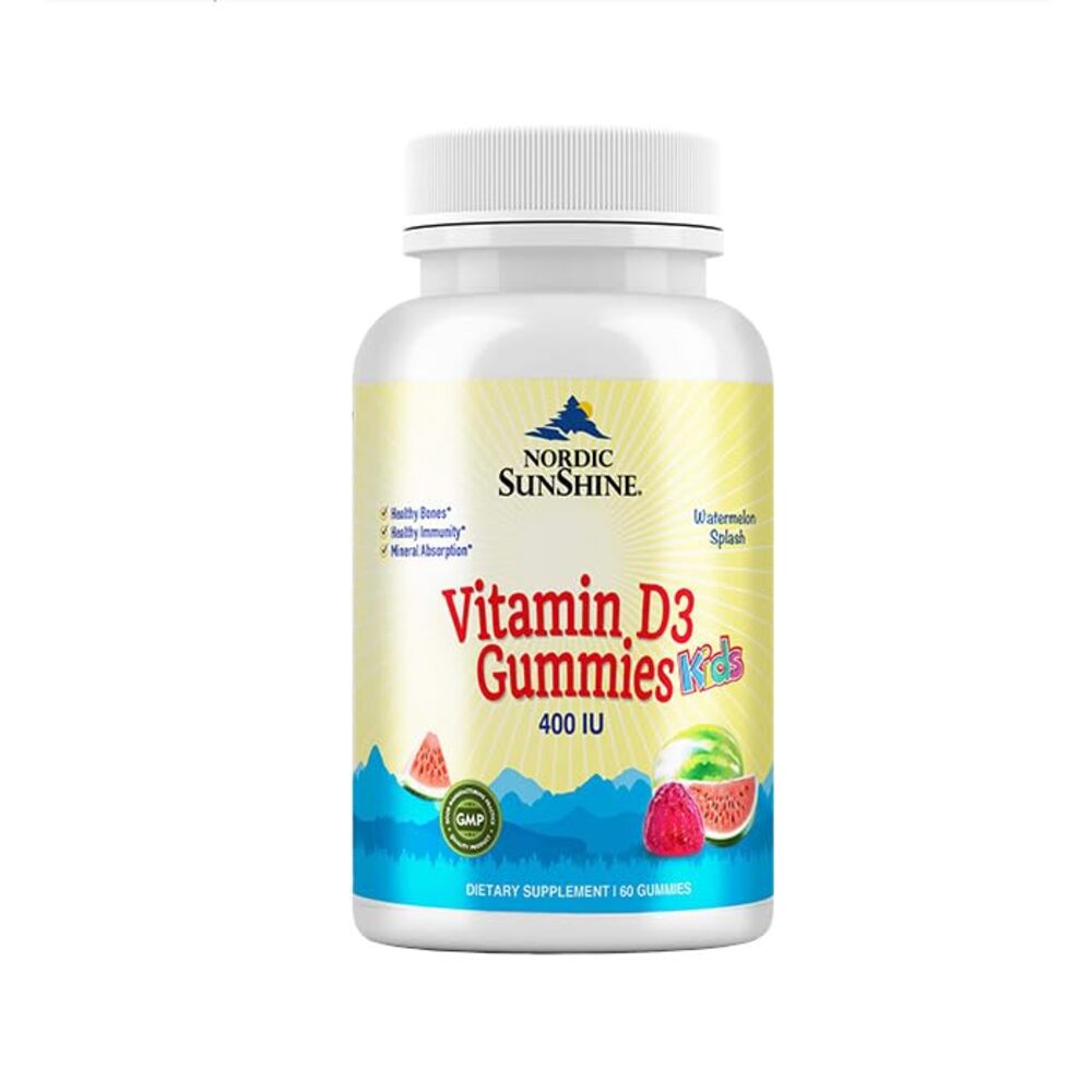 Nordic Sunshine - Vitamin D3 Kids 60 Gummies - 400 Iu