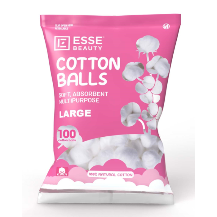 Essentialz - Beauty Cotton Balls - Large 100 Count