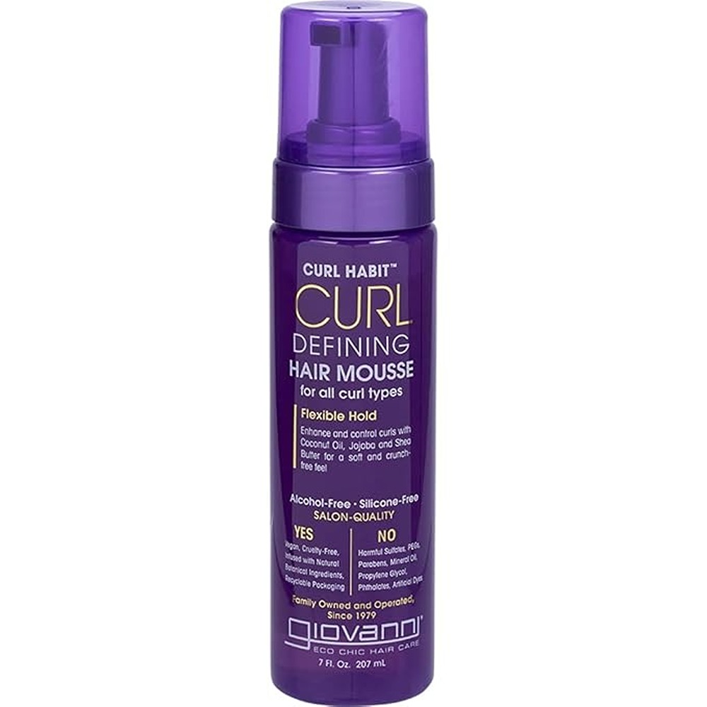 Giovanni - Curl Habit Defining Hair Mousse - Flexible Hold - 207 ml