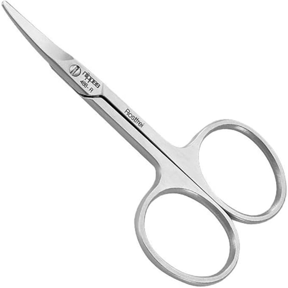 Nippes - Solingen Rounded Tip Curved Scissors For Baby Nails
