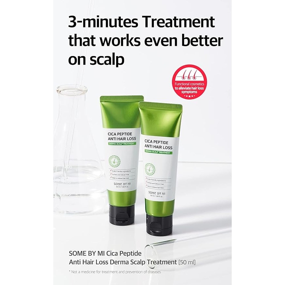 Some By Mi - CICA Peptide Anti Hair Loss Derma Scalp Treatment - 50ml
