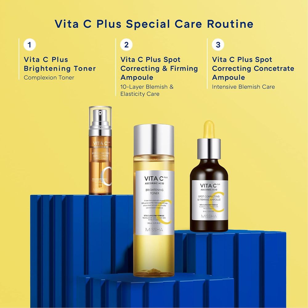 Missha Vita C Plus Brightening Toner - 200 ml