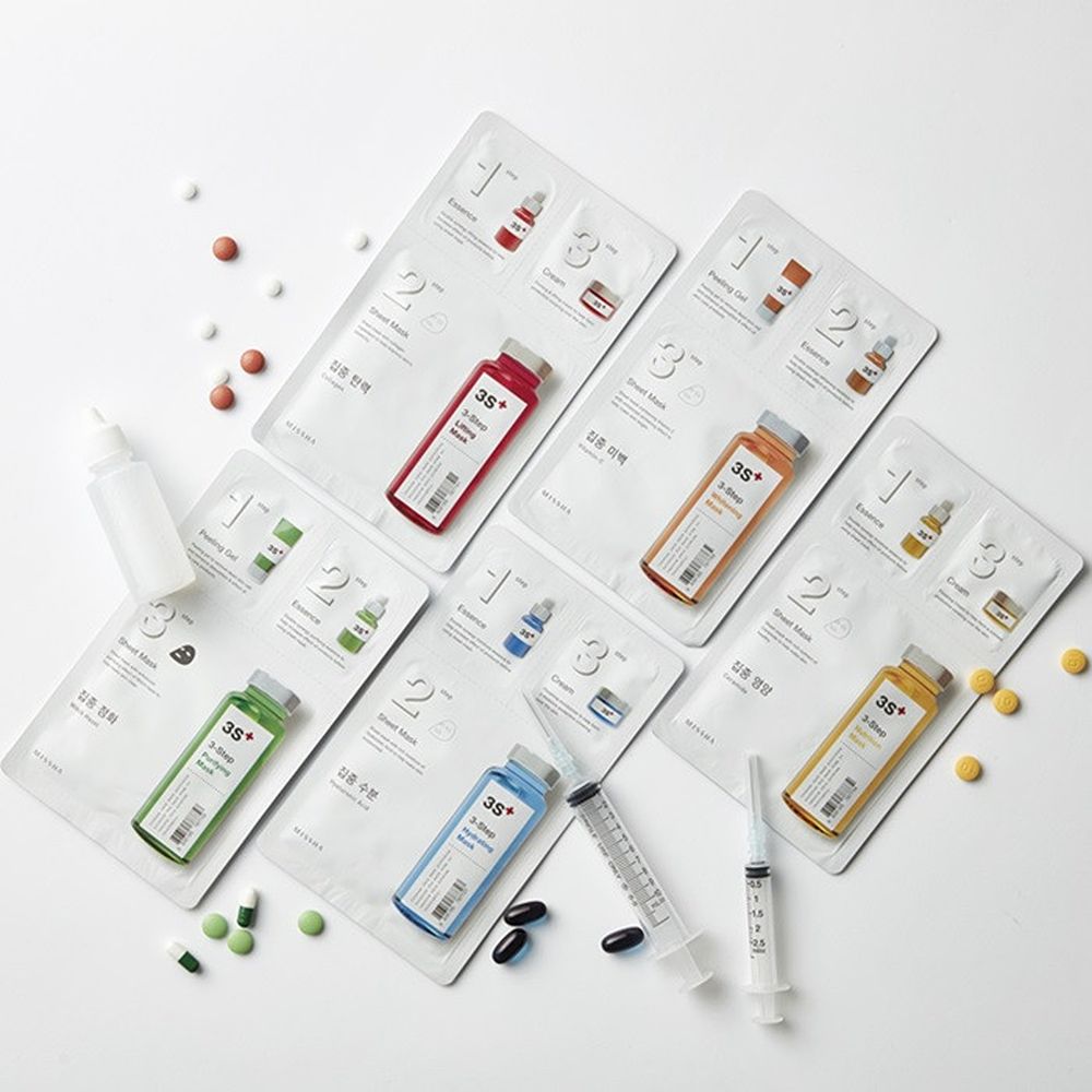 Missha 3S Plus 3-Step Lifting Mask - 1.5 gm