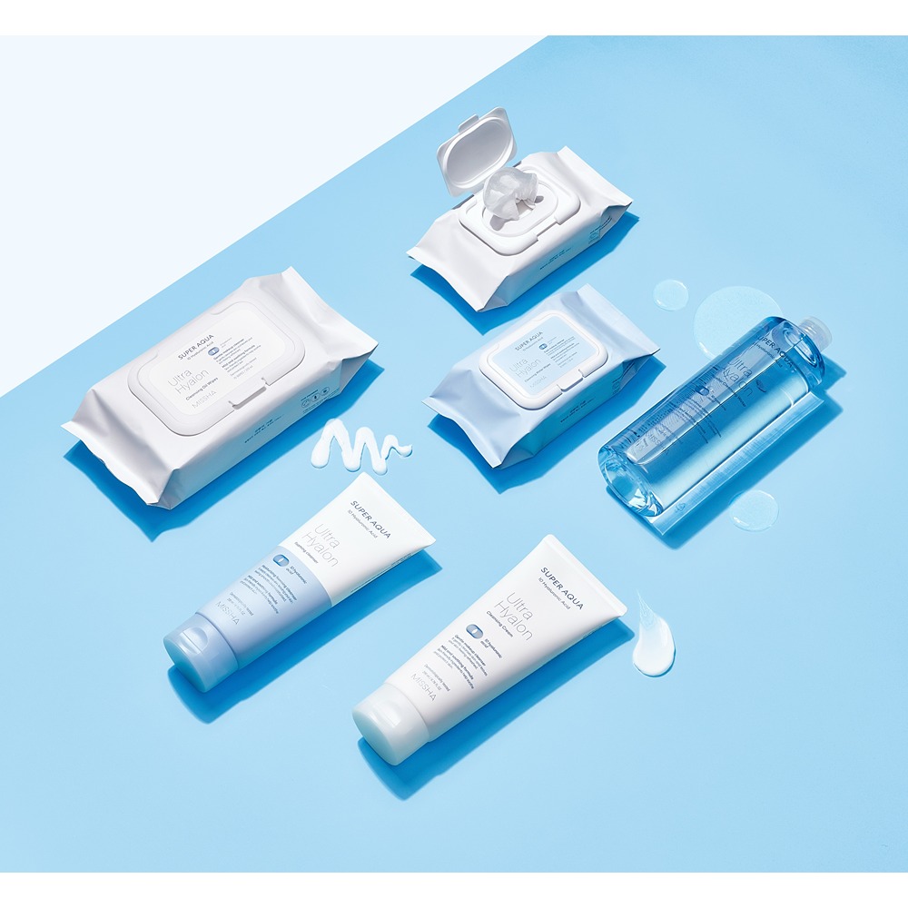 Missha - Super Aqua Ultra Hyalron Cleansing Water Wipes - 30 Pcs