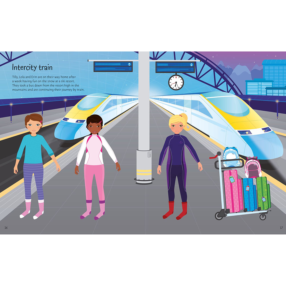 Sticker Dolly Dressing Travel