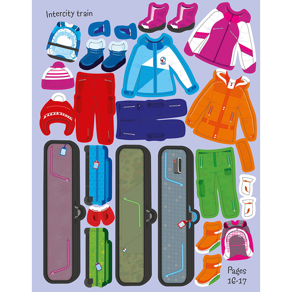 Sticker Dolly Dressing Travel