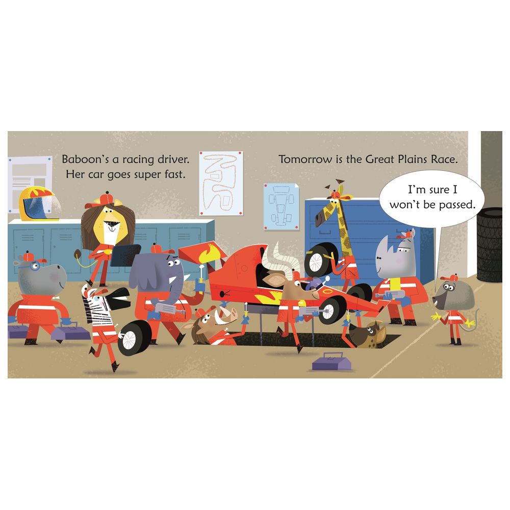 Vroom, Vroom, Baboon!