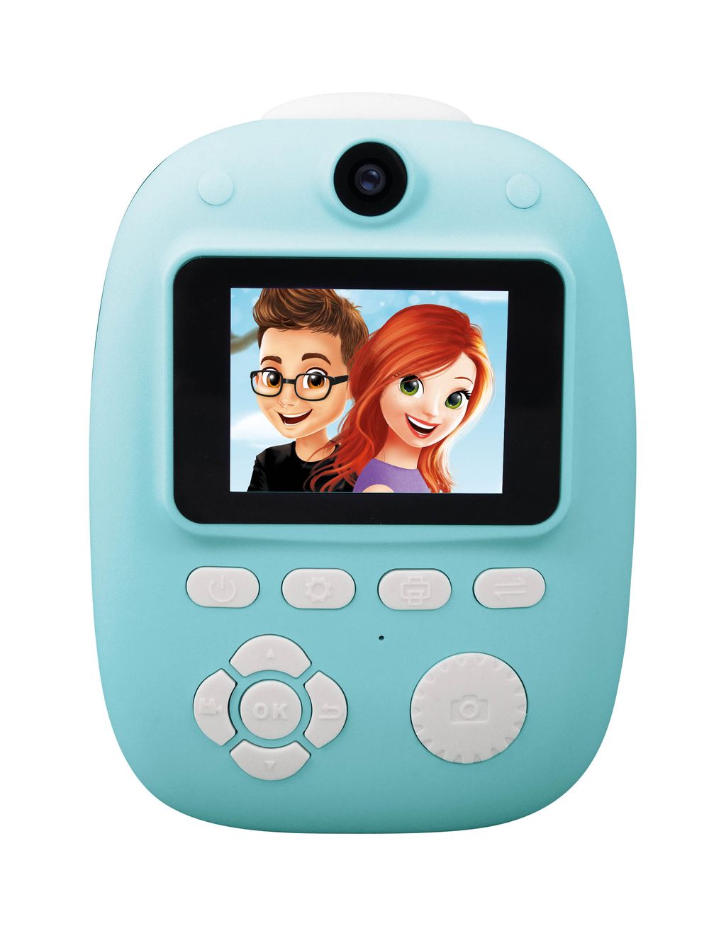 بوكي فرانس - كاميرا طباعة فورية - زرقاء