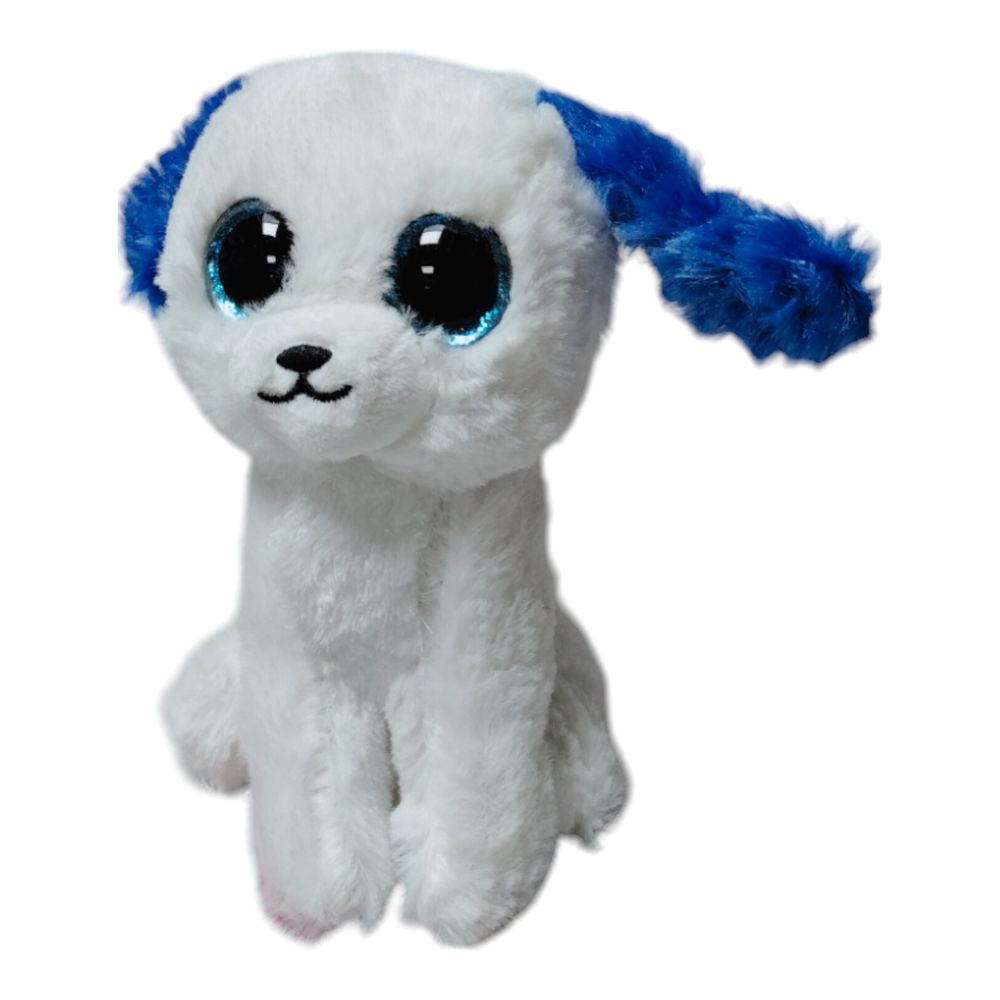 CUDDLY LOVABLES - Dog Plush Toy - White - 15cm