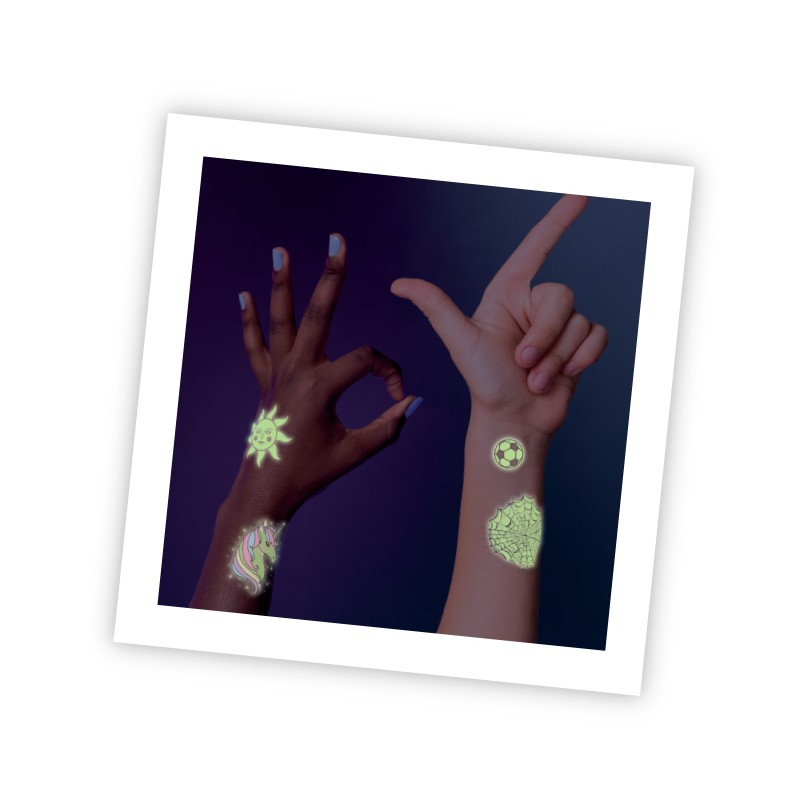 Buki France - Glow In The Dark Tattoos - 75 Pcs