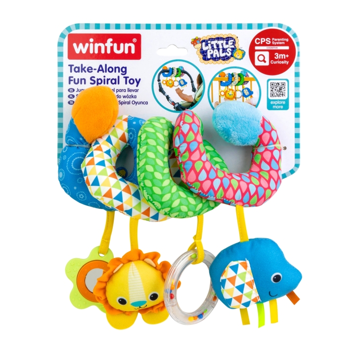 Winfun - Take-Along Fun Spiral Crib & Stroller Toy - Multicolor