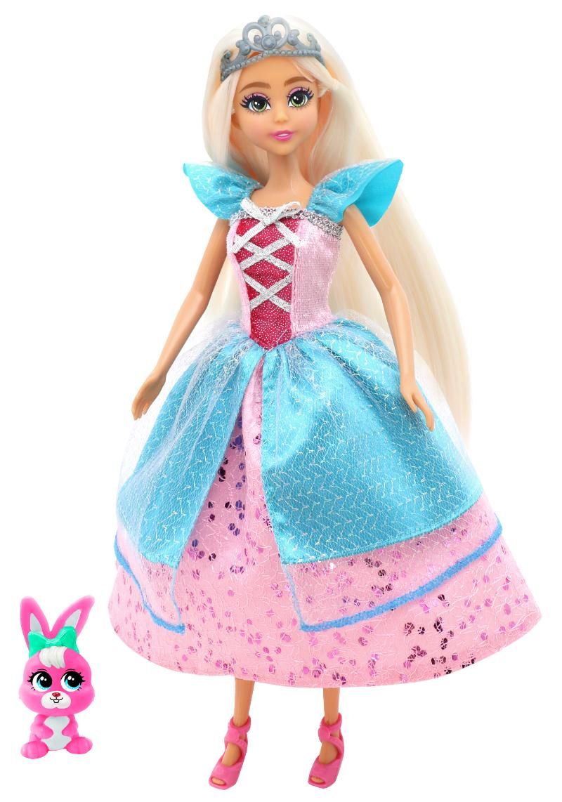 فن فايل - دمية أميرة دريميز الفاخرة مع إكسسوارات أزياء - قد يختلف اللون والتصميم - عدد 2 