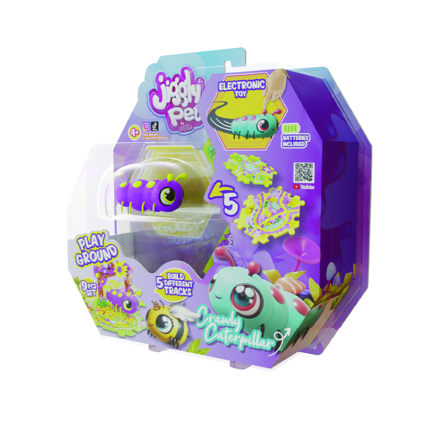 Eolo - Jiggly Interactivity Pet Caterpiller Bug