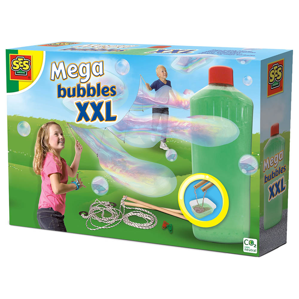 أس إي أس كريتف - مجموعة الفقاعات ميغا بابل مع محلول - 750 مل - XXL