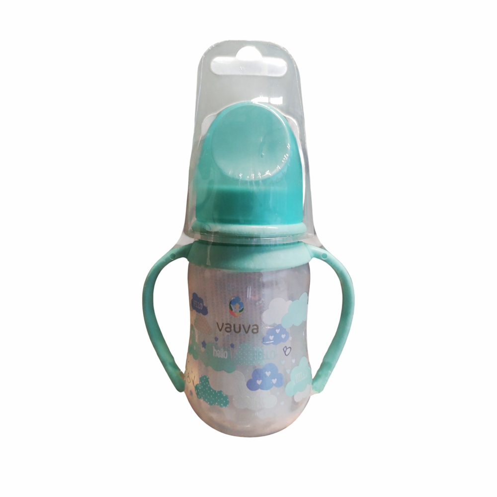 فاوفا - رضّاعة قياسية ذات عنق رفيع - فيروزي - 125 مل