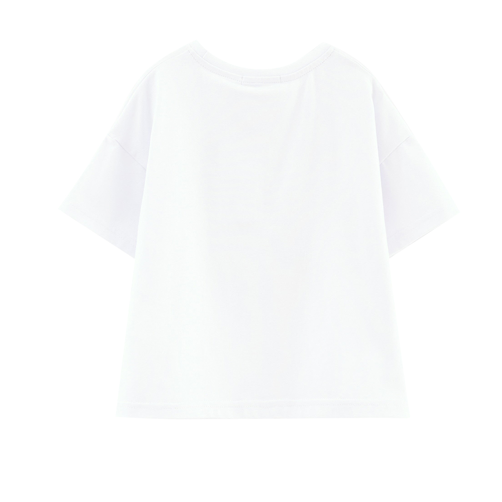 Bell Bimbo - Girls Designer Print T-Shirt - White