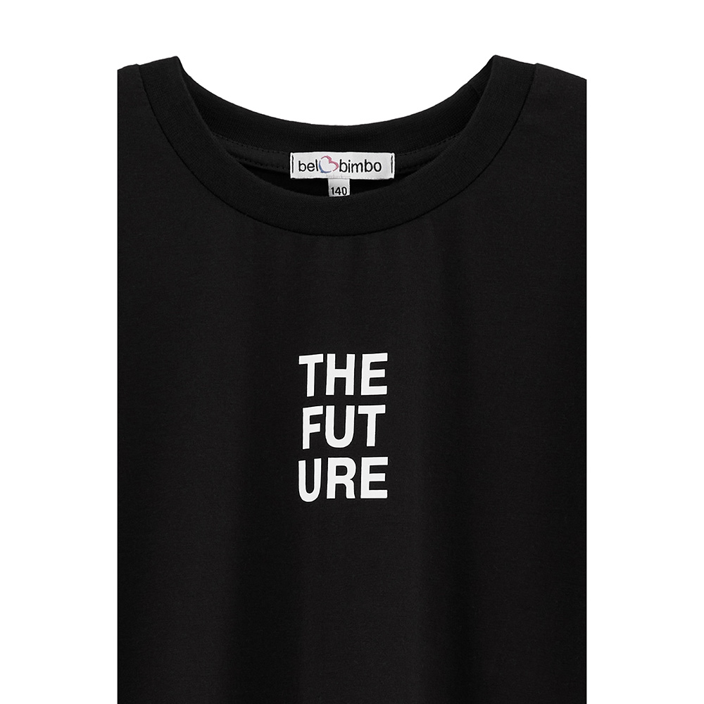 Bell Bimbo - Boys Future Print T-shirt - Black