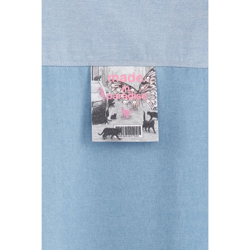 Bell Bimbo - Girls Collared Blouse - Blue