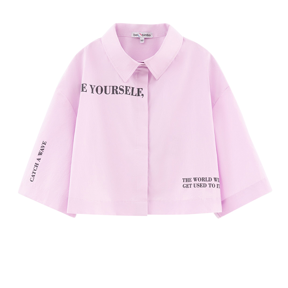 Bell Bimbo - Girls Print Blouse - Purple