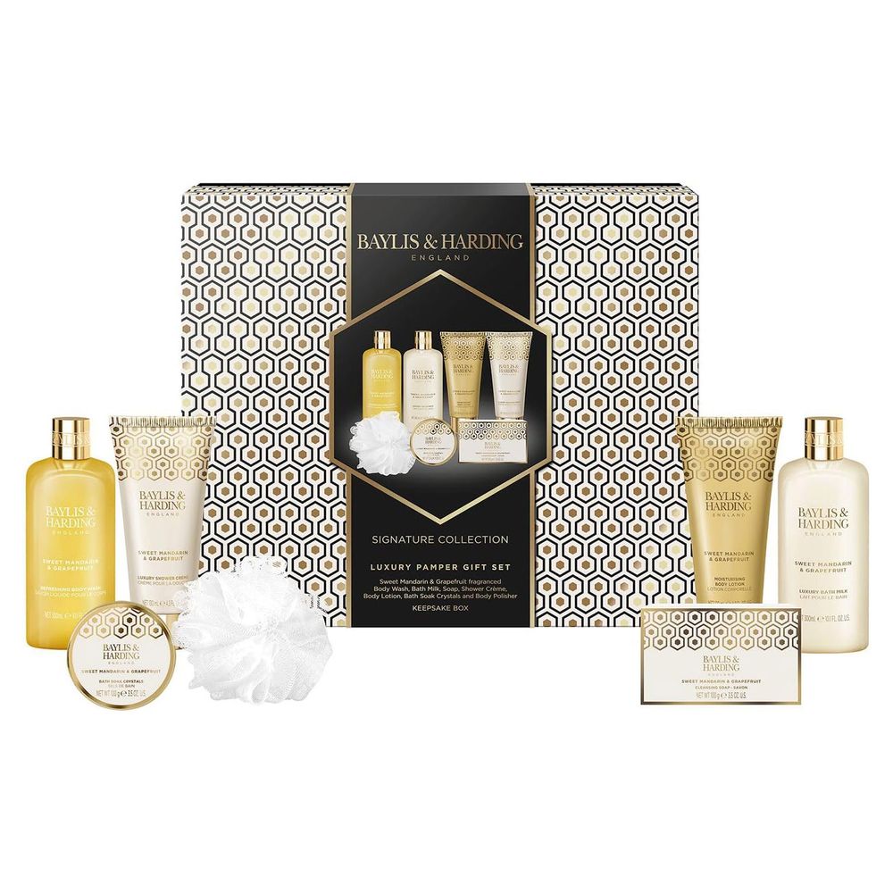 Baylis & Harding Signature Collection Luxury Pamper Gift Set - 7 Pcs