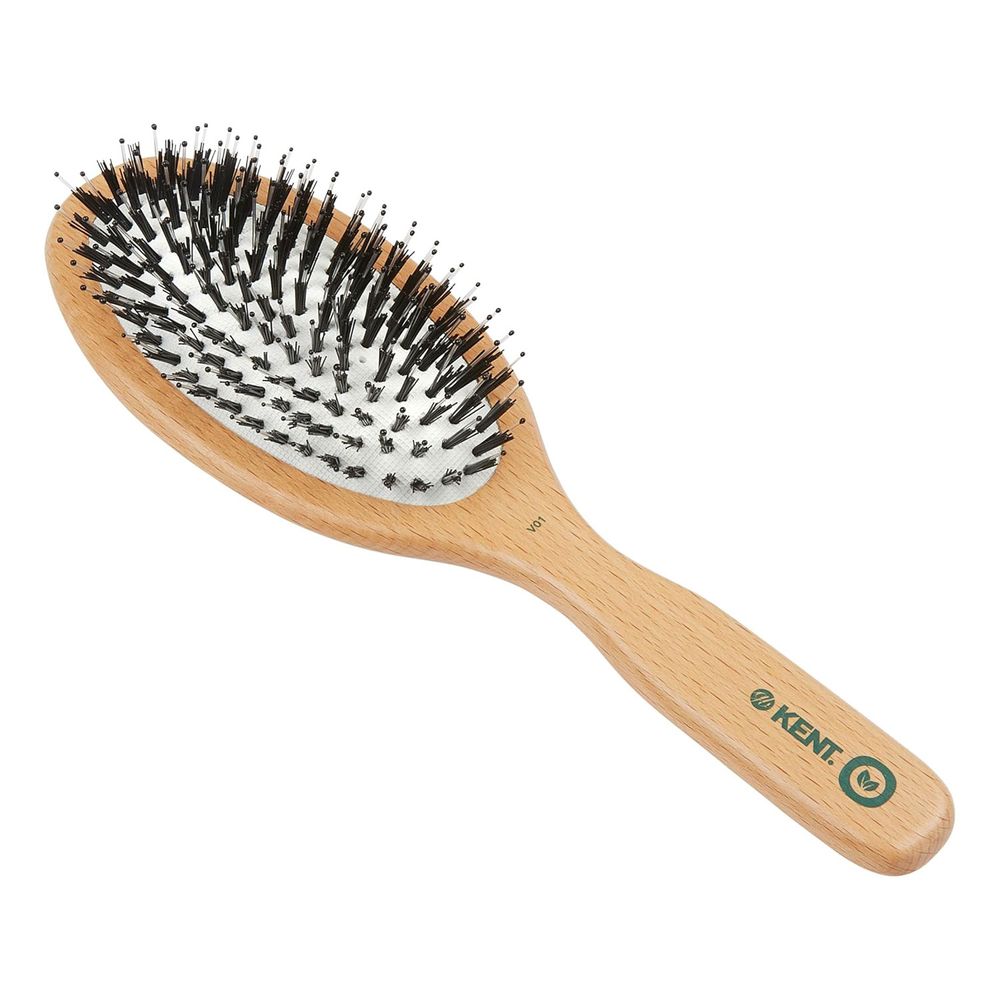 Kent - V01 Cushion Vegan Hairbrush - Beige - Large