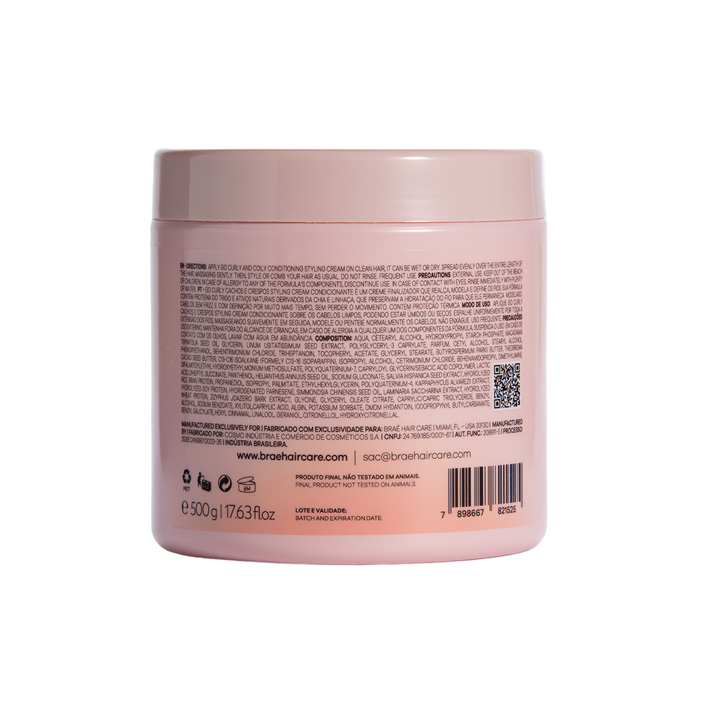 Brae - Home Care : Go Curly Styling Cream 500g