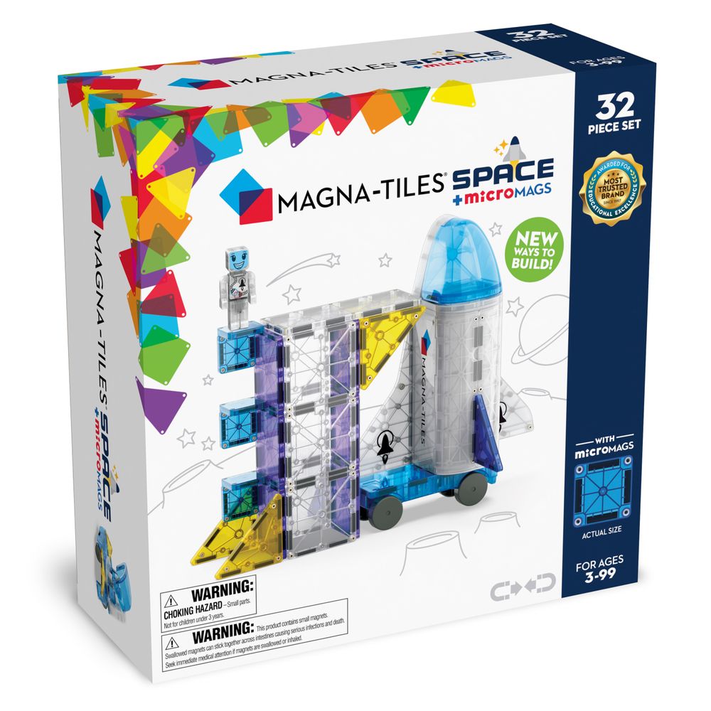 Magna-Tiles - Space 32-Pc Set