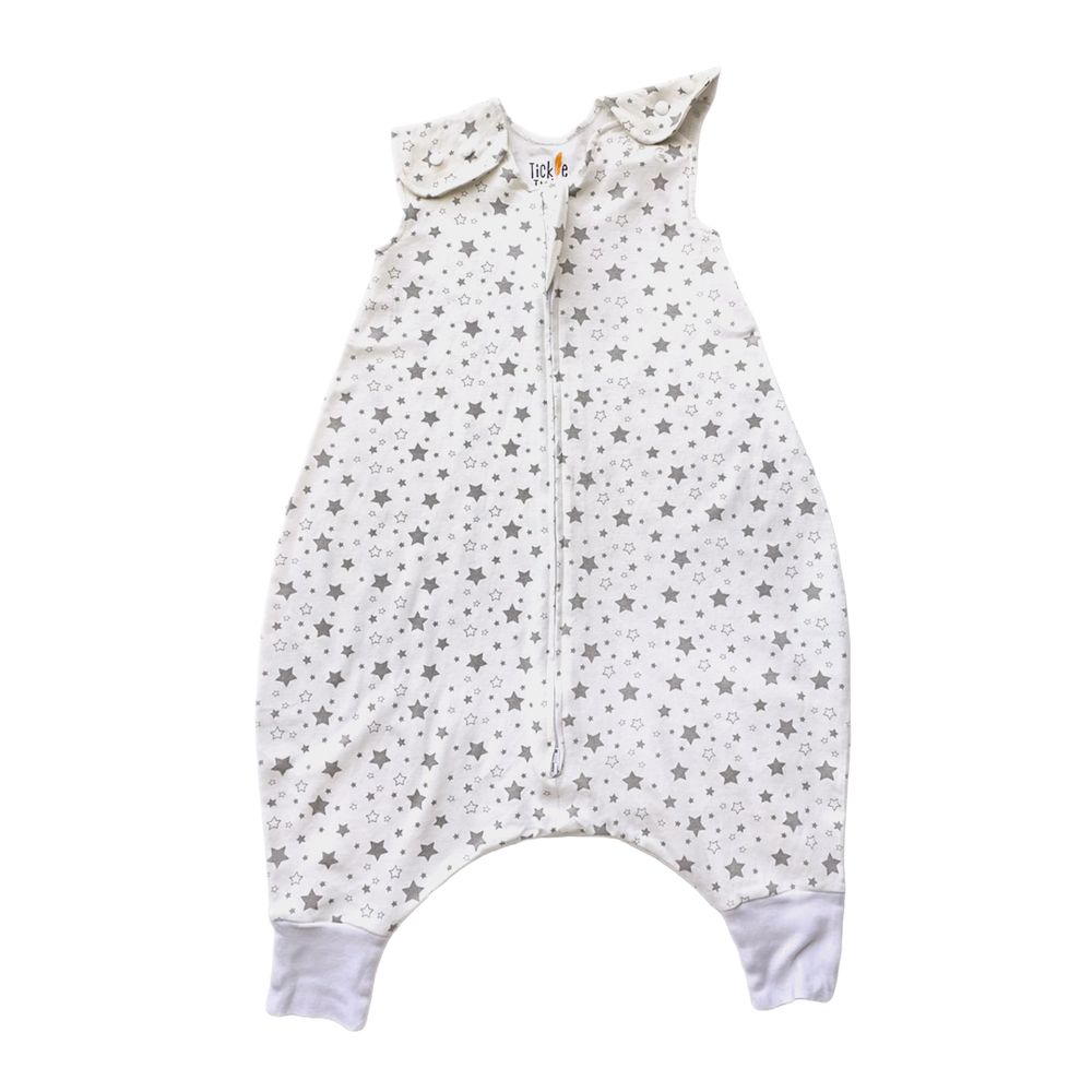 Tickle Tickle Organic Clothing - Cotton Sleeping Bag With Feet - Galaxy