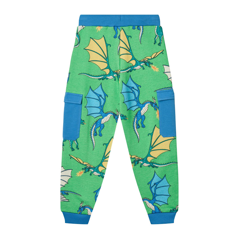 سمافولك - بنطال رياضي - تنانين طائرة - أخضر