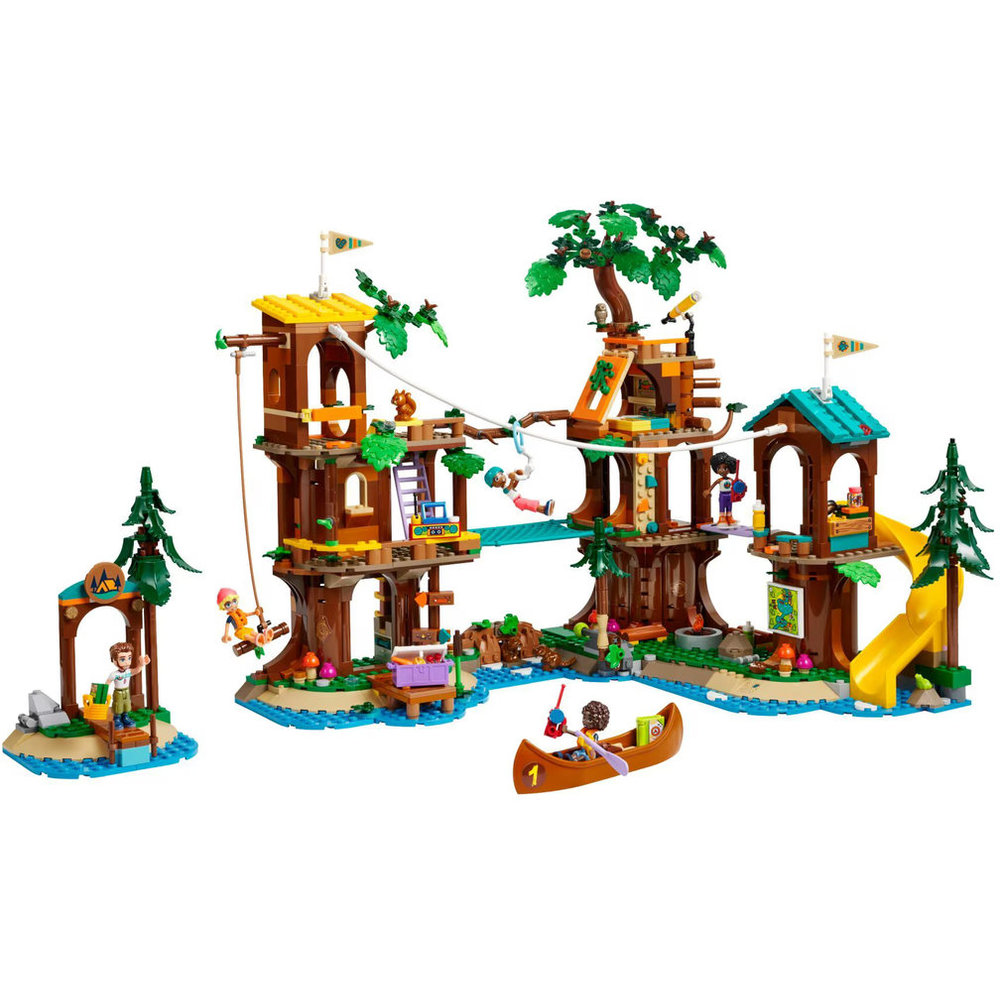 ليغو - مجموعة تركيب مخيم المغامرة: بيت على الشجرة - 1128 قطعة