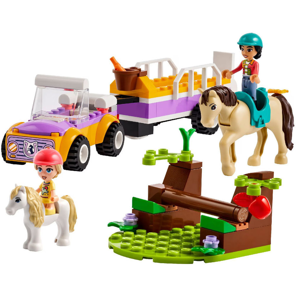 Lego Horse & Pony Trailer Building Set - 105 Pcs