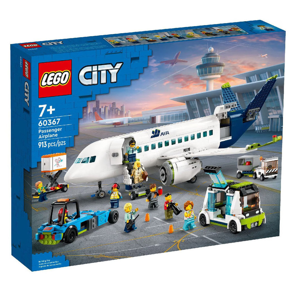 Lego City Passenger Airplane Building Set - 913 Pcs