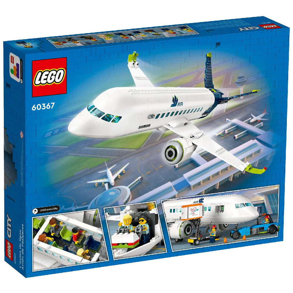 Lego City Passenger Airplane Building Set - 913 Pcs
