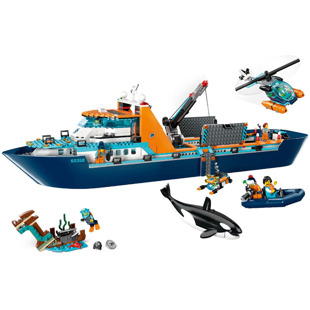 Lego City Arctic Explorer Ship Building Set - 815 Pcs