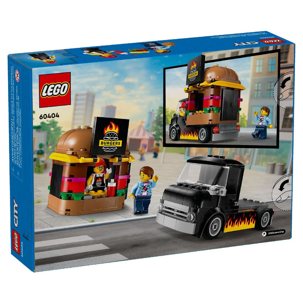 ليغو - مجموعة تركيب شاحنة البرجر - 194 قطعة