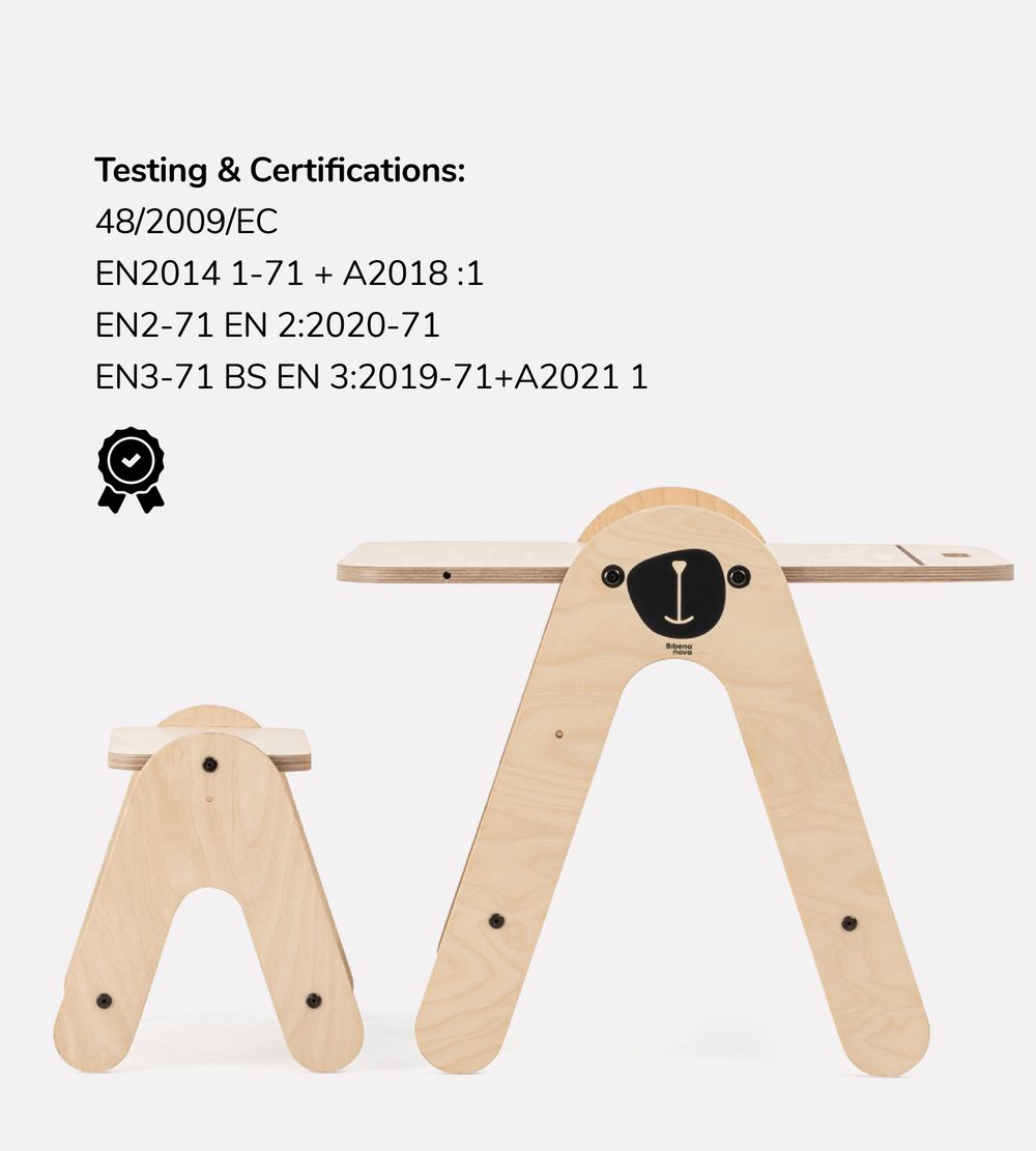 Bibena Nova - Bear Activity Table & Writing Board