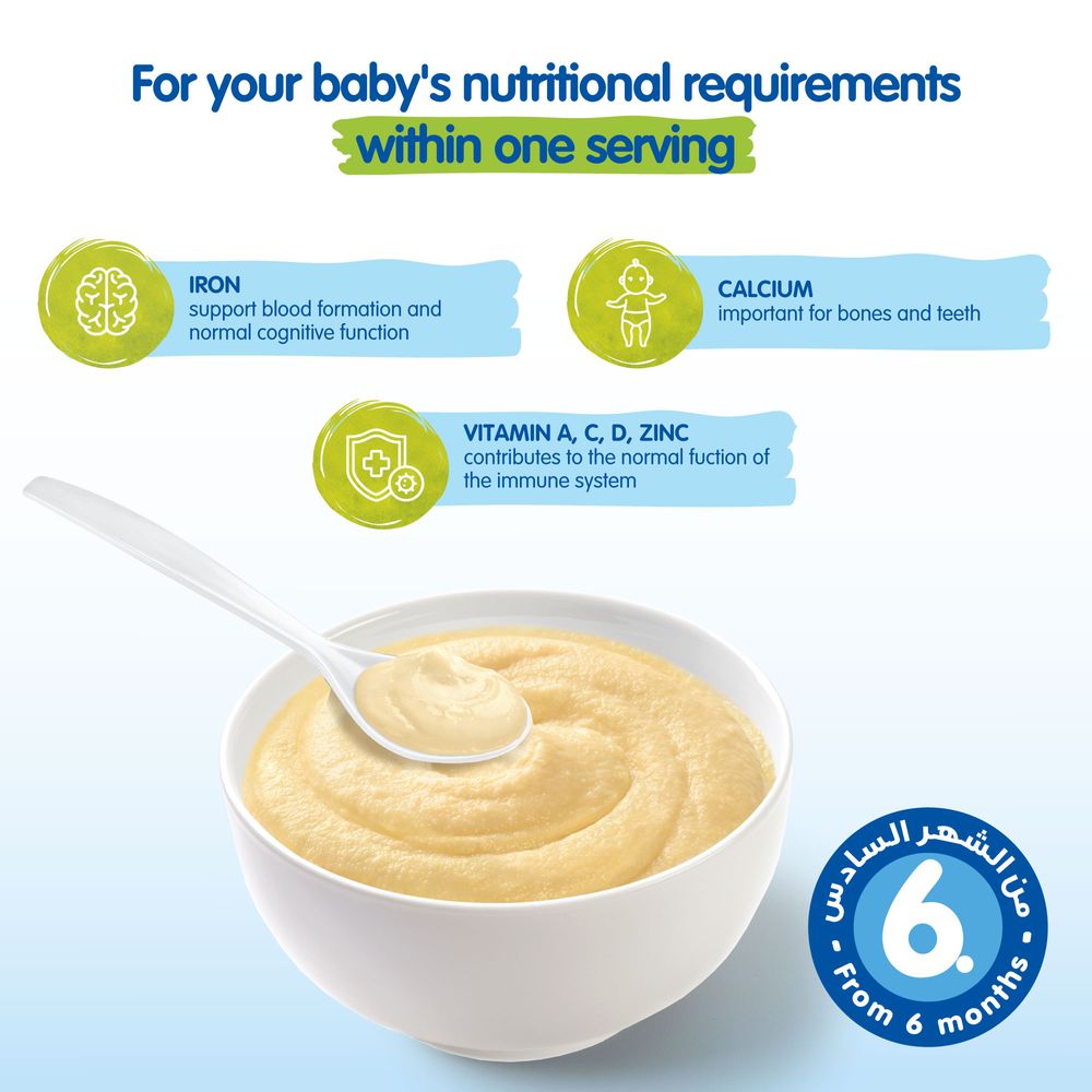 Humana - Baby Milk Cereal - Wheat - 400 gm - Pack of 2