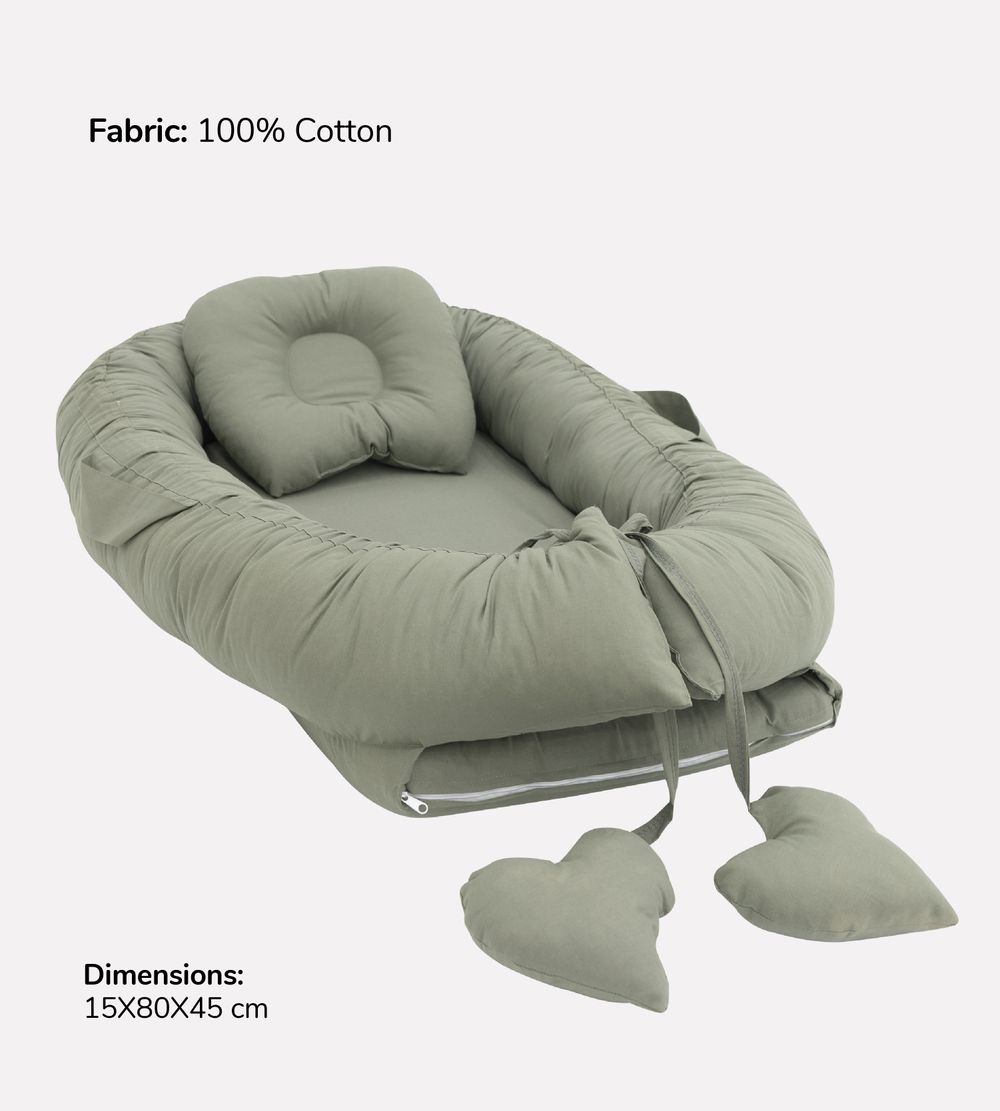 Bibena Nova - Portable Babynest - Grey