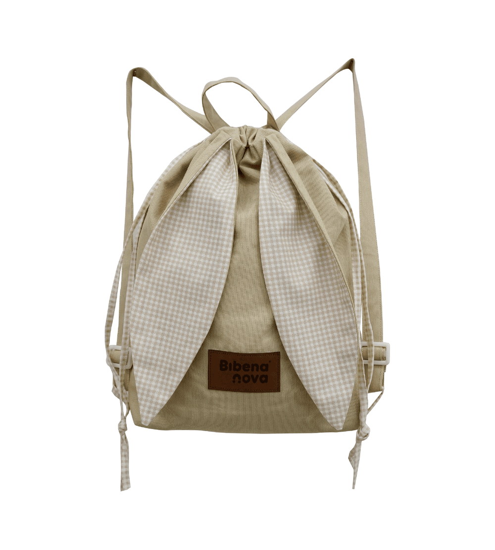 بيبينا نوفا - شنطة الأرنب - بانا كريمي/مربعات بنية