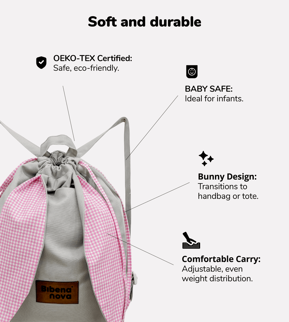 بيبينا نوفا - شنطة الأرنب - بانا زهري/مربعات